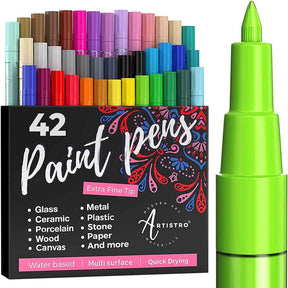 Painting Markers: 42 Acrylic Paint Markers Artistro Paint Markers