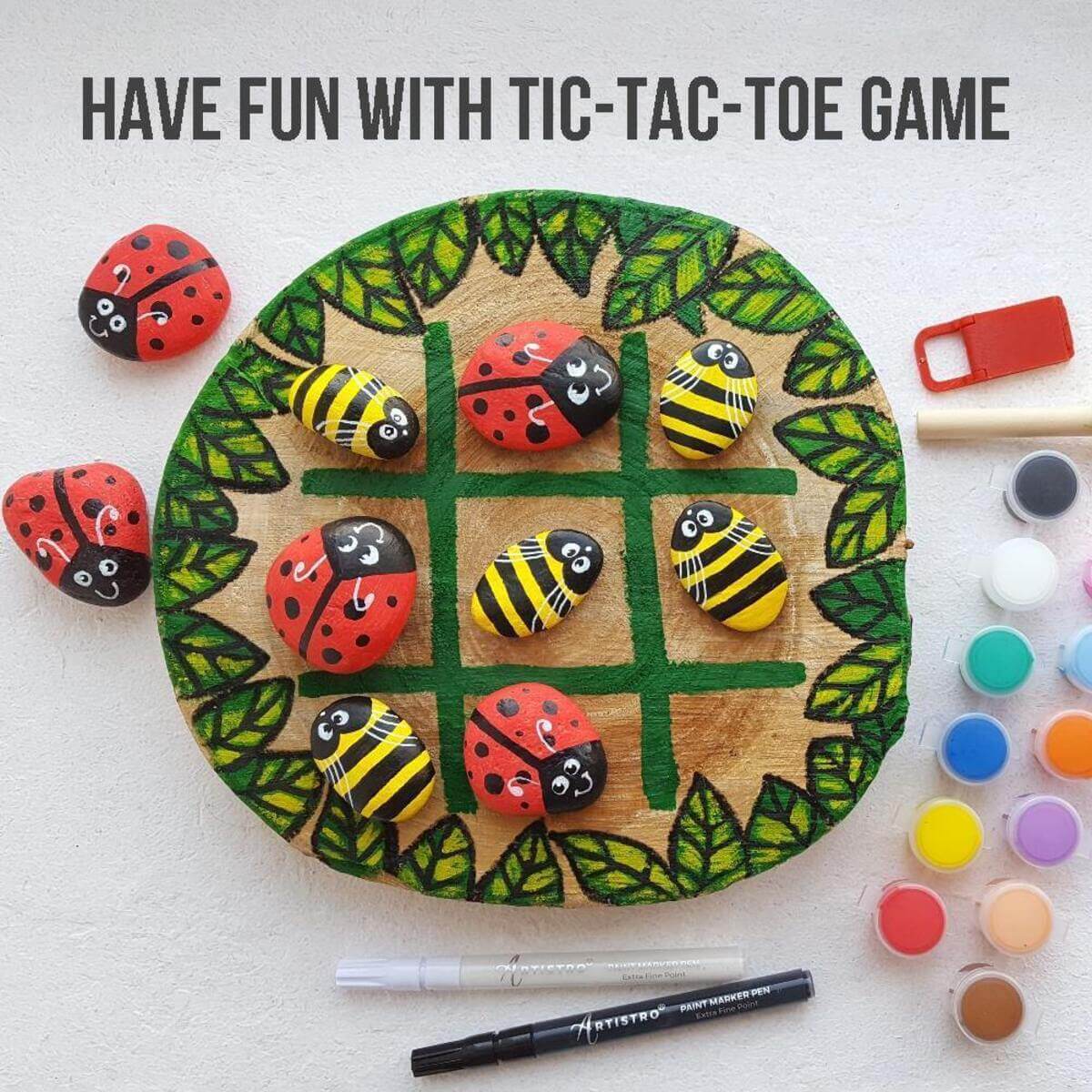 have fun with tic-tac-toe game 