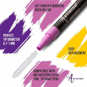 compatible with any artistro extra fine tip paint pens