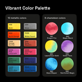 vibrant 18 color palette 